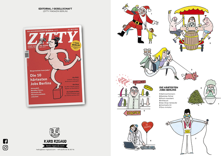 Editorial Illustration – Zitty