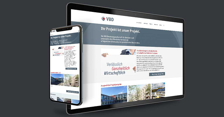 Website VDB Beratung – Weblication