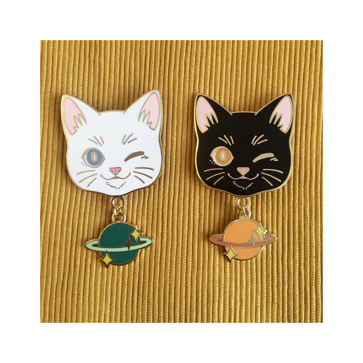Cosmic Kitties Enamel Pins