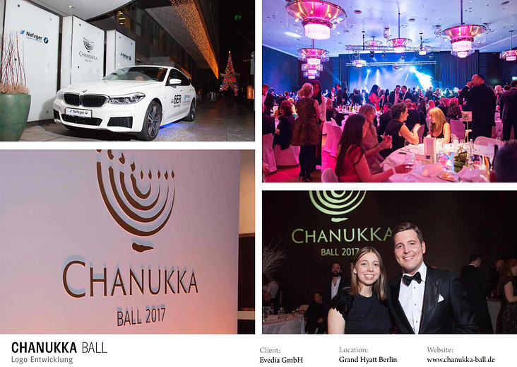 Corporate Design – Chanukka Ball Berlin