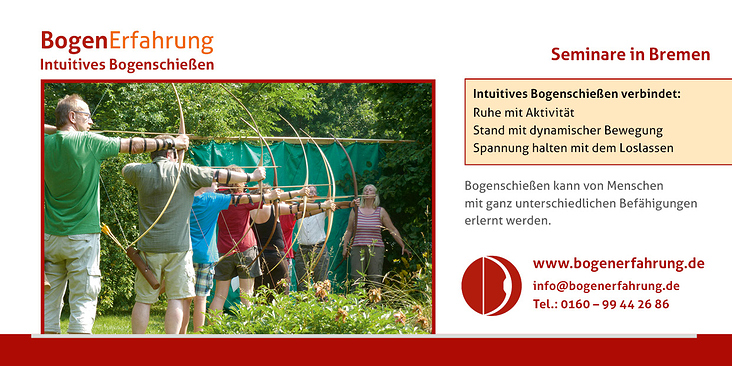 Flyer Bogenerfahrung Back