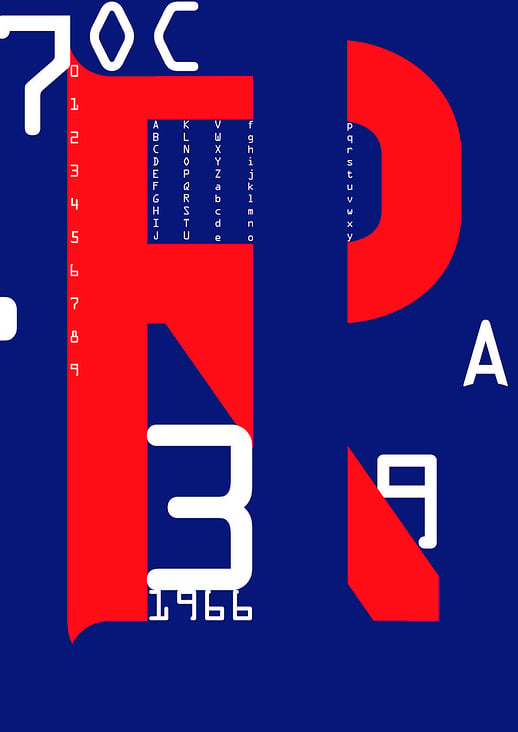 Typografie Plakat