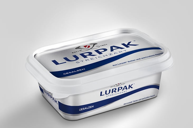 3D Packshot Lurpak