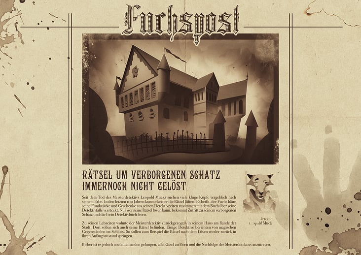 Fuchspost Zeitungsartikel