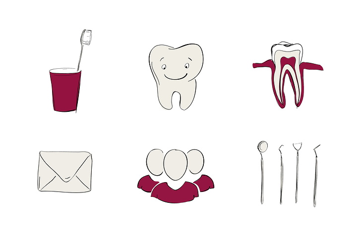 Zahnarzt / Symbole