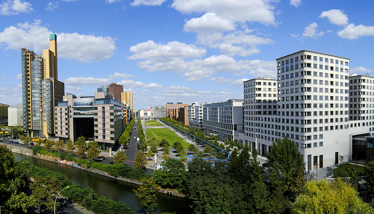 Panoramic View Linkstrasse, Berlin.