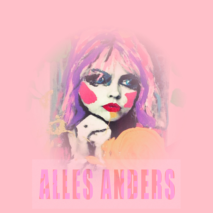 ALLES ANDERS – Mixed-Media, Collage und Acryl, digitale Nachbearbeitung