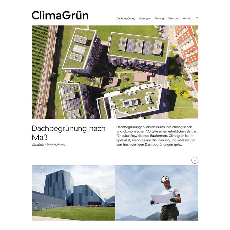 ClimaGrün Webdesign