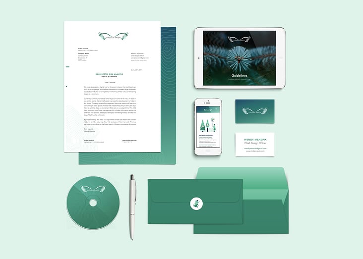 Viridian Raven brand identity