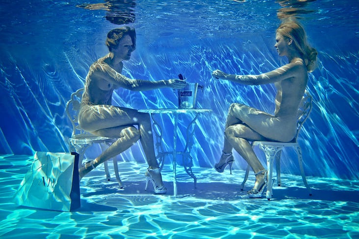 Unterwasser Dinner