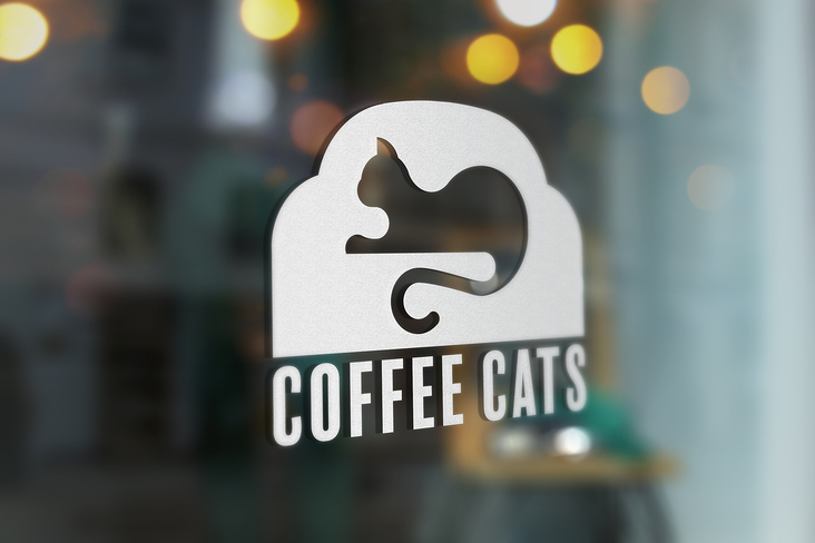 Logodesign Coffee Cats var. 1