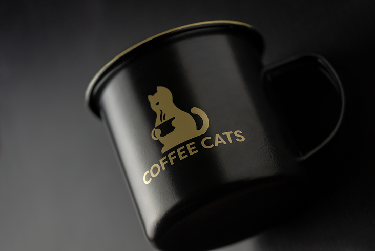 Logodesign Coffee Cats var. 2