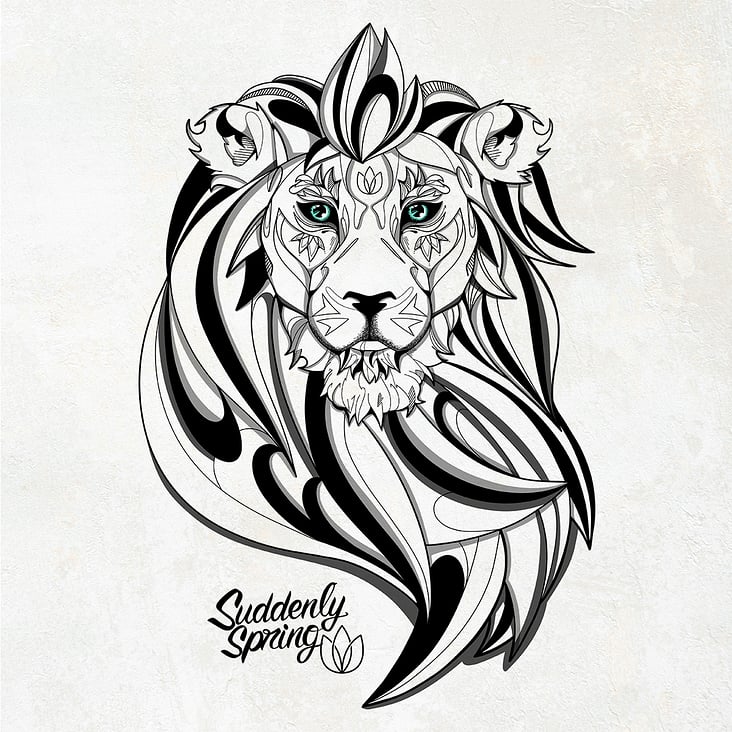 T-Shirt-Design | LION