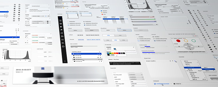 ZEISS O-Select Measuring System, User Interface Design Implementation