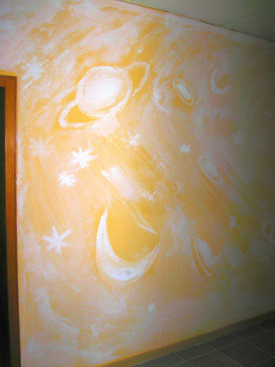 The Space – Ferne Welten – Weltraum – Wandmalerei 2
