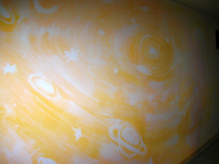 The Space – Ferne Welten – Weltraum – Wandmalerei 3