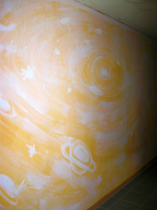 The Space – Ferne Welten – Weltraum – Wandmalerei 4
