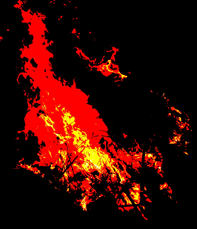 Flames of Fire / Flammen eines Feuers