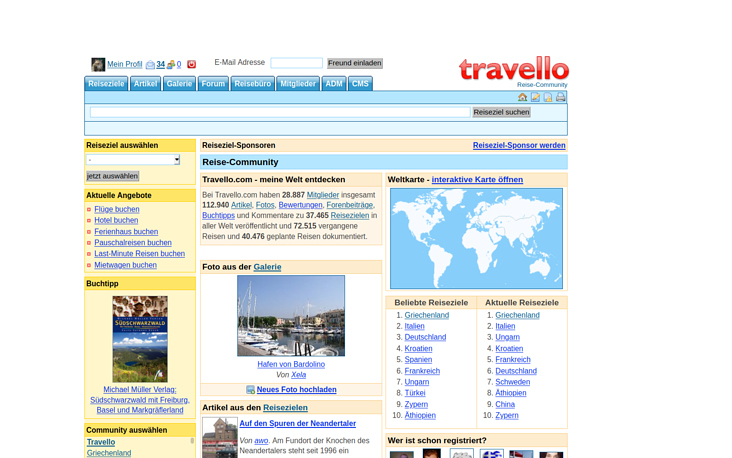 Reise Community Travello