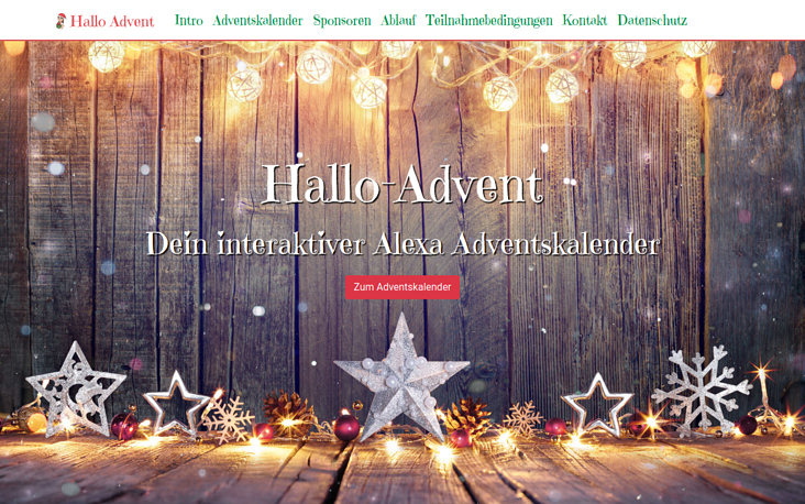 Website Hallo-Advent