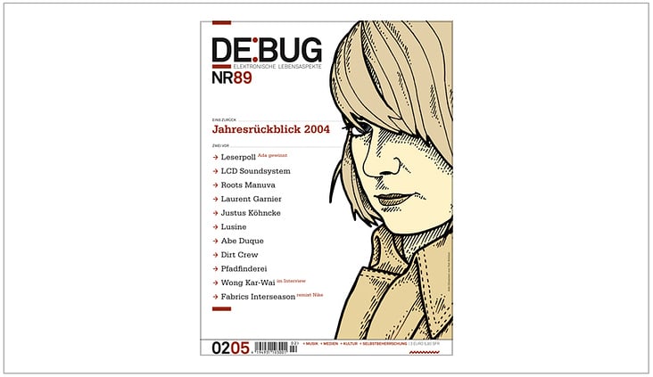 De:bug – Magazincover