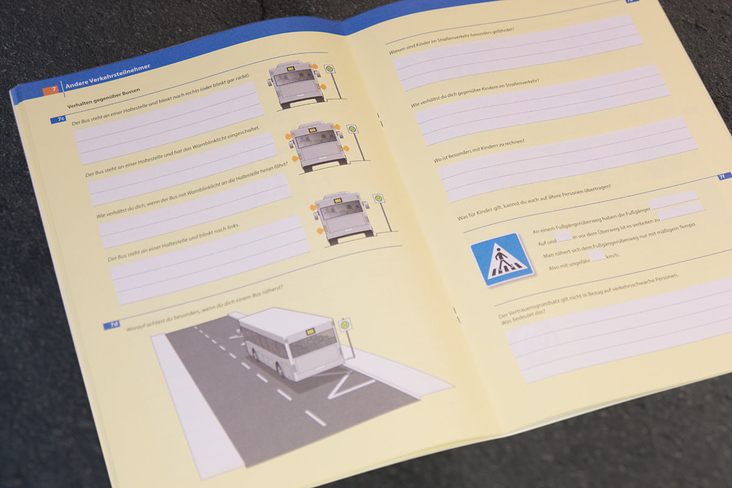 Workbook für Fahrschulausbildung