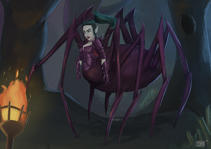 Spider Dark Elder