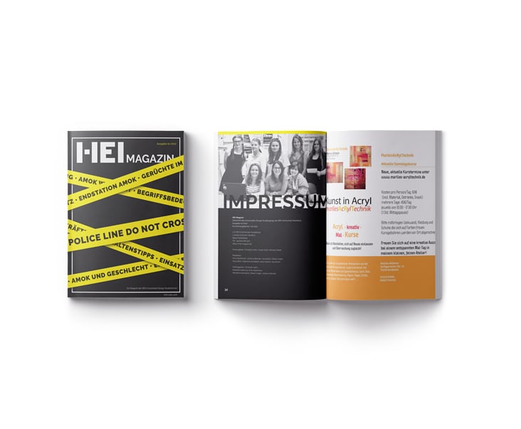 Uni Magazin HEI Magazin mit Inhalten zum Thema Amok