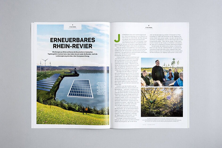 Greenpeace Energy Kundenmagazin