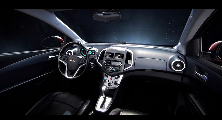 3d Visualisierung Chevrolet Cockpit Aveo