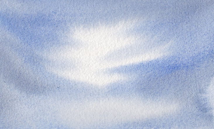 Aquarell Wolken Übungen 6 klein oben