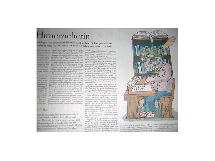 Illustrationen für ein „Lernen-Spezial für die Wochenzeitung „Die Zeit.
