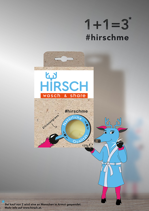 Anzeige für Kampagne #hirschme