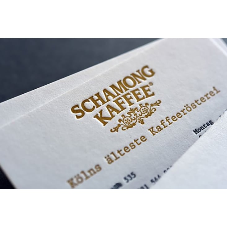 Corporate Design für Schamong Kaffee Köln