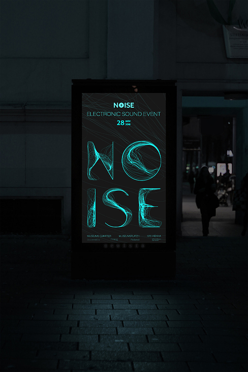 suzana-mujakovic-noise-electro-sound-event-poster-display