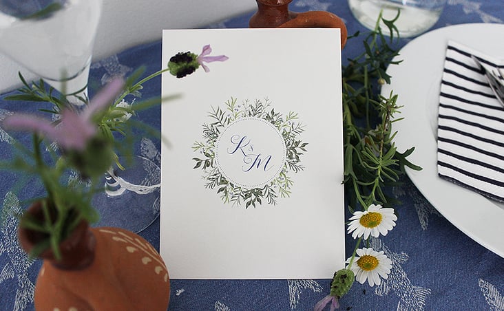 Signet Design – Hochzeitskarte