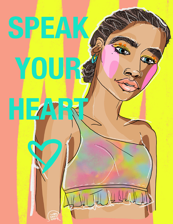 Artwork „Speak Your Heart“