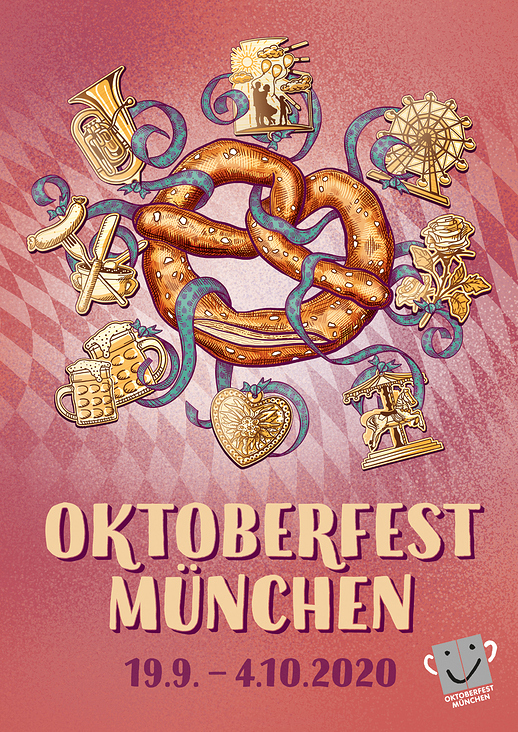 Siegermotiv des Plakatwettbewerbs Oktoberfest München 2020