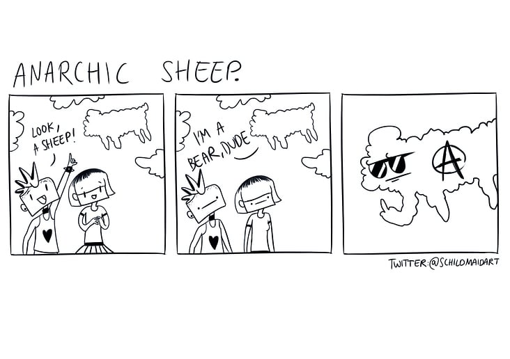 anarchic sheep