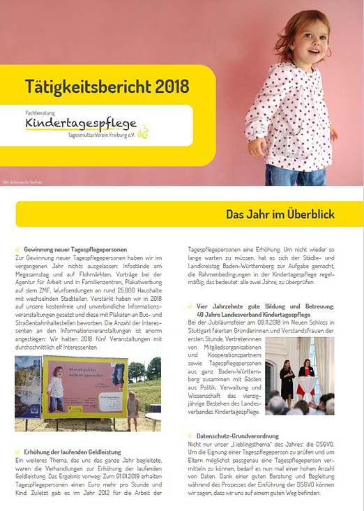 Fachberatung Kindertagespflege – TagesmütterVerein Freiburg e.V.