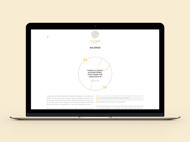 portfolio-website inhaltsseite-goldriss