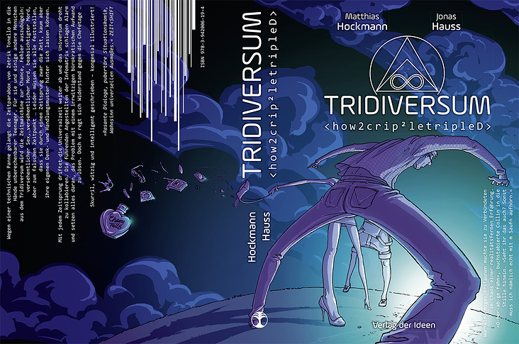 Jugendroman „Tridiversum“ Coverillustration