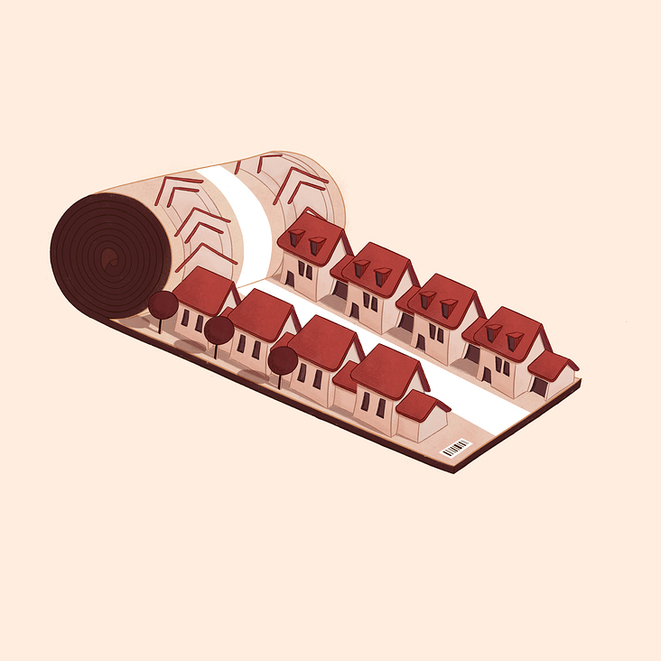 Illustration „One Square Meter home“