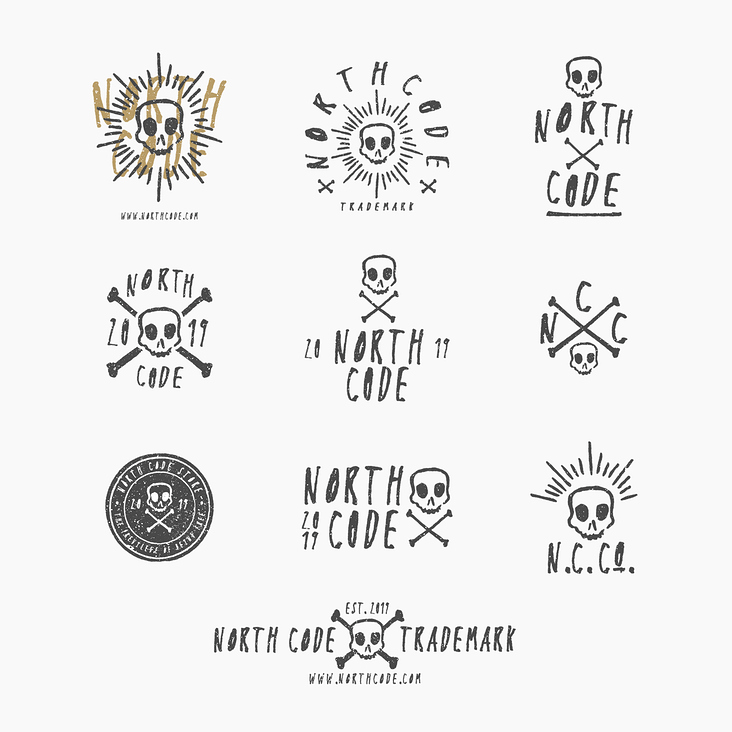 NORTH CODE (Logo sketches)