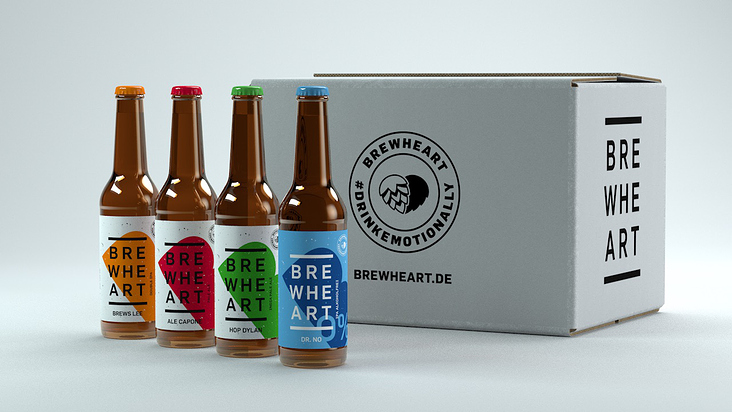 BrewHeart Flaschen-Set