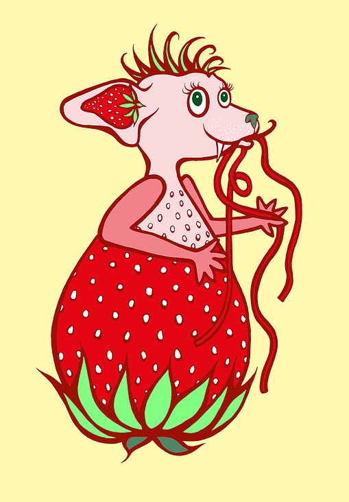 Erdbeerspaghetti Happysweets Ausschnitt