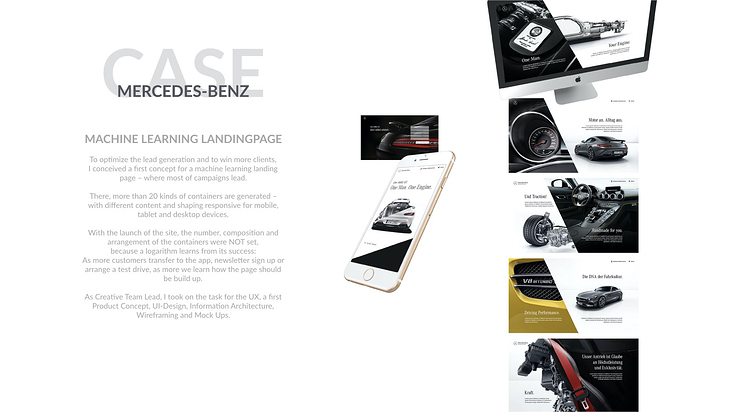 UI/UX-Case Mercedes-Benz Landingpage