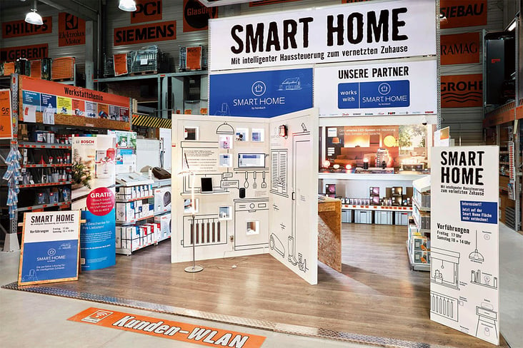 „Smart Home“ Projektschaufläche Hornbach