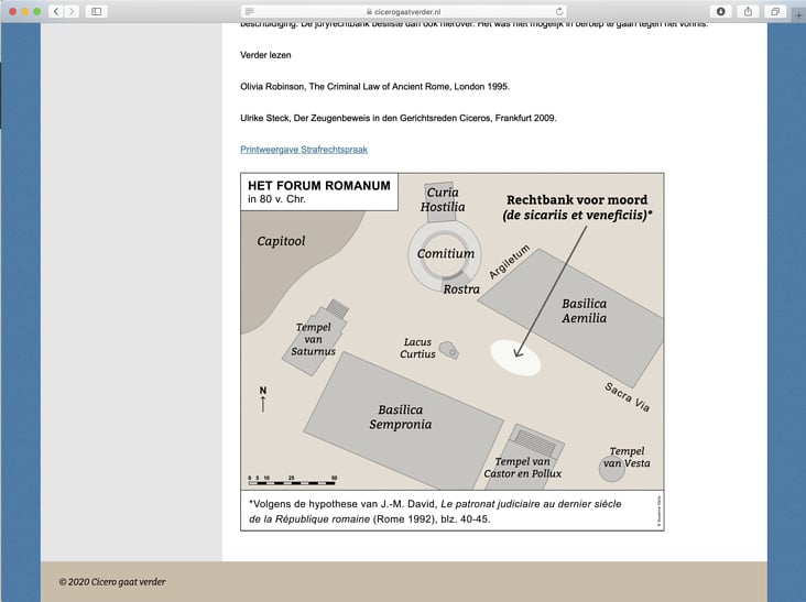 Cicero gaat verder – webpagina – plattegrond