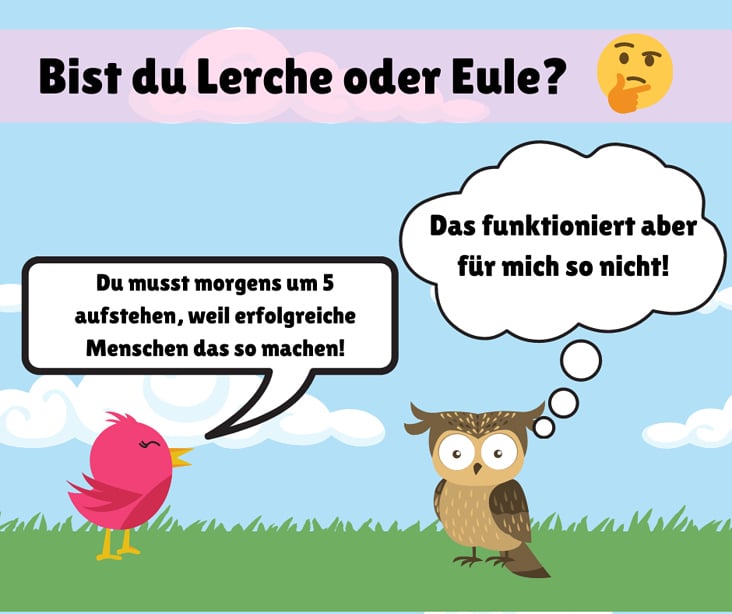 Eule oder Lerche